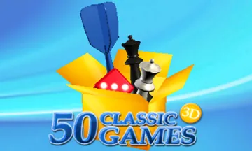 50 Classic Games 3D (Usa) screen shot title